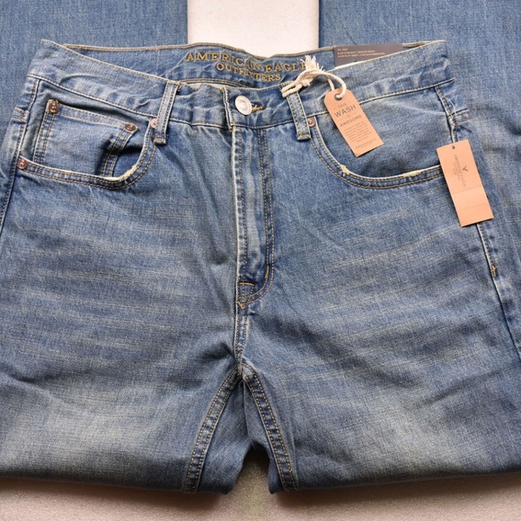 Mens American Eagle Outfitters Slim Straight Jeans - Picture 2 of 4